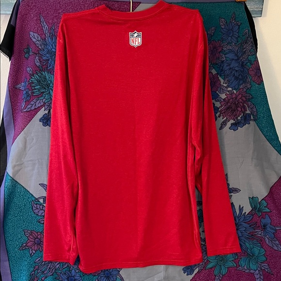 SOLD- Nike Kids Red Long Sleeve Niners Shirt - Picture 2 of 2